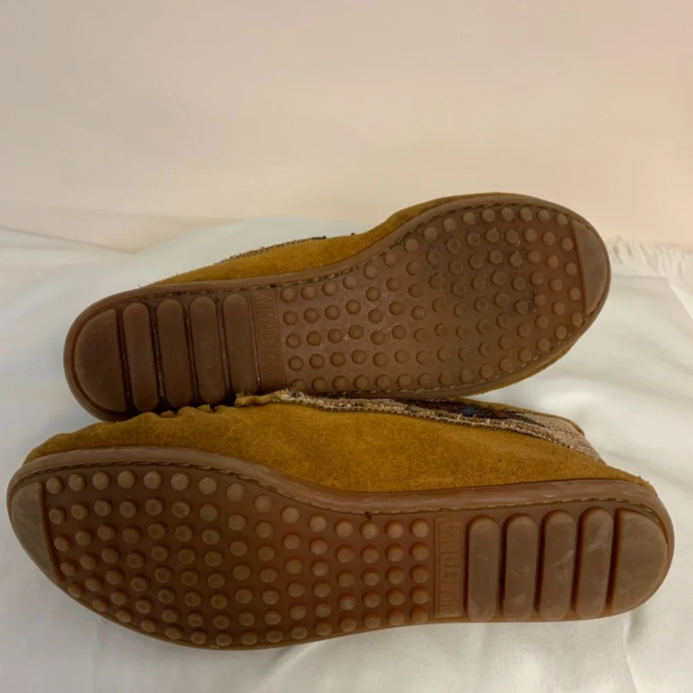 Minnetonka El Paso Ankle Boot Suede Southwest Bohemian Hippie Brown Comfy SZ 7.5 - Picture 4 of 10